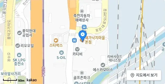 [위치 지도] 보정동 건물/빌딩 위치 및 주변 환경 (자료: 위치정보 지도)