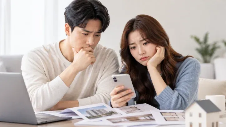 고민하는 소비자