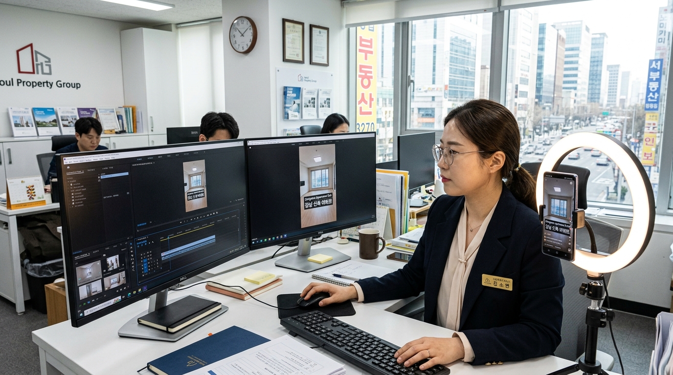 "카메라 울렁증도 AI 음성으로 해결"… 공인중개사 쇼츠 전성시대
