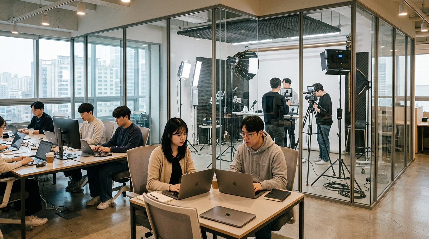 지산 공실 대란 돌파구… '섹션 오피스 & 공유 스튜디오' 전환 붐